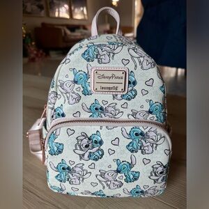 Stitch and Angel Loungefly Disney Parks Backpack